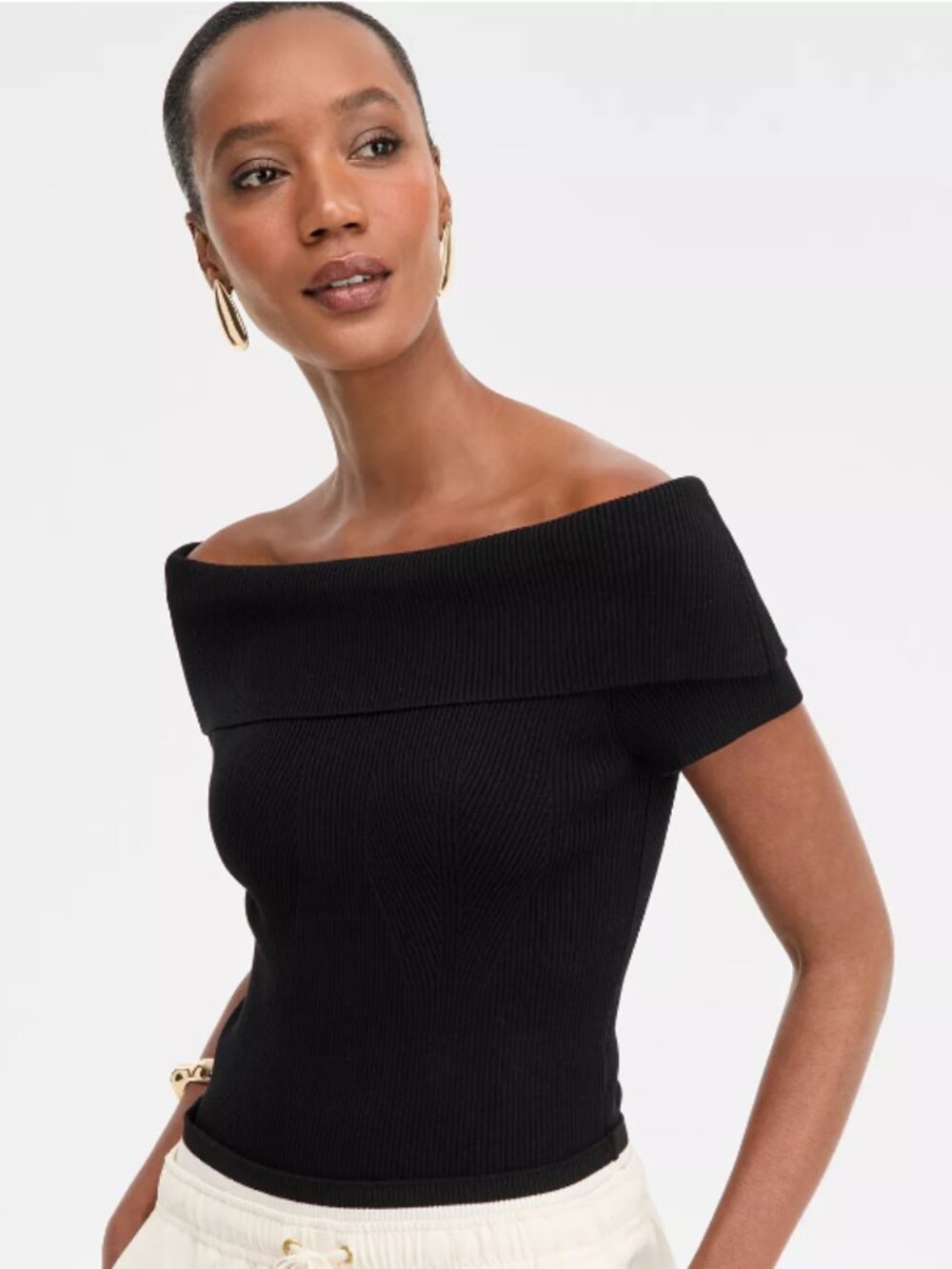 I.N.C. International Concepts Women's Off-The-Shoulder Sweater